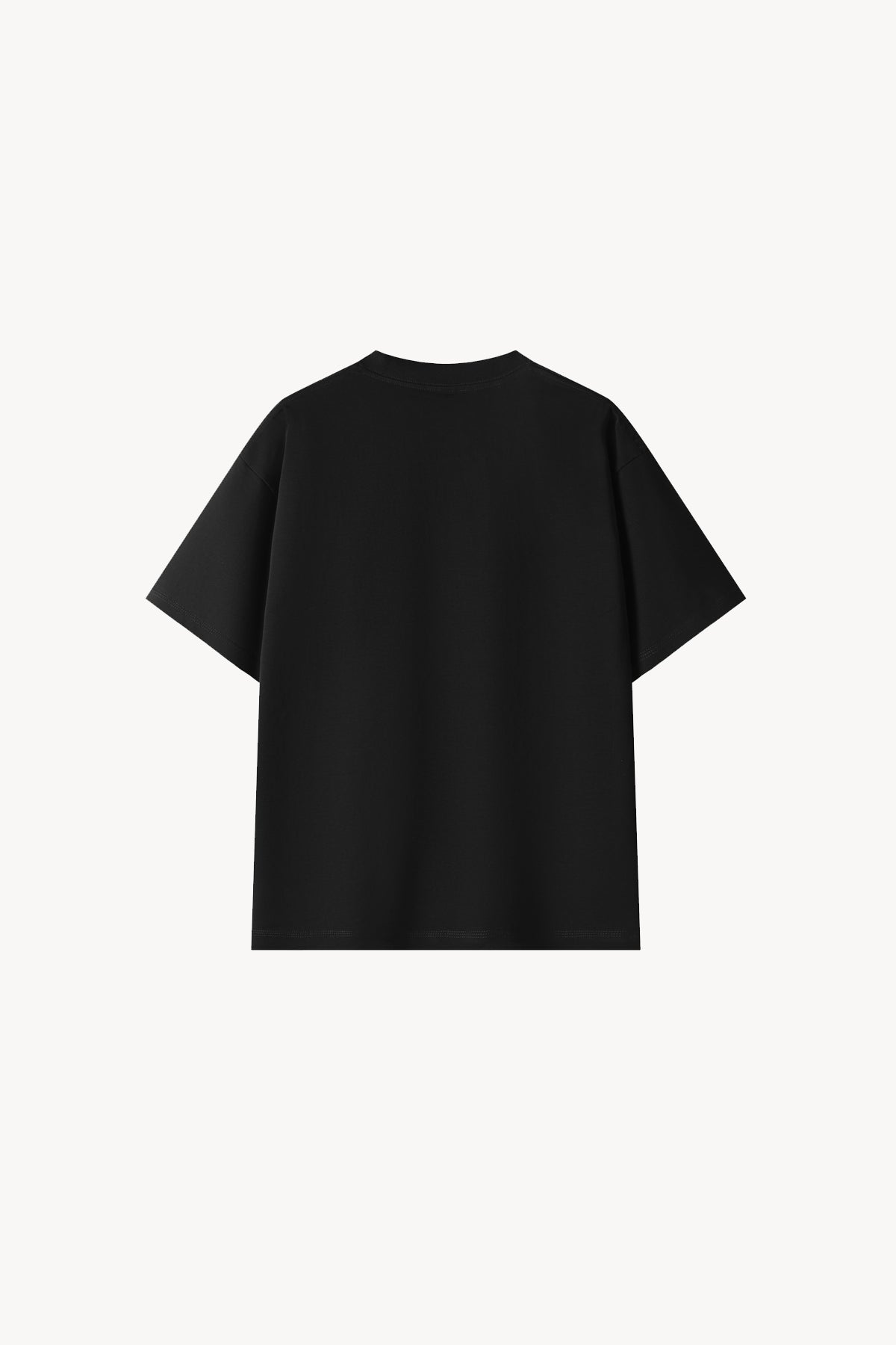 100% Cotton Oversized T-Shirt - Black