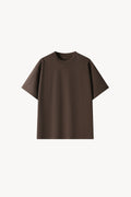 100% Cotton Oversized T-Shirt - Coffee