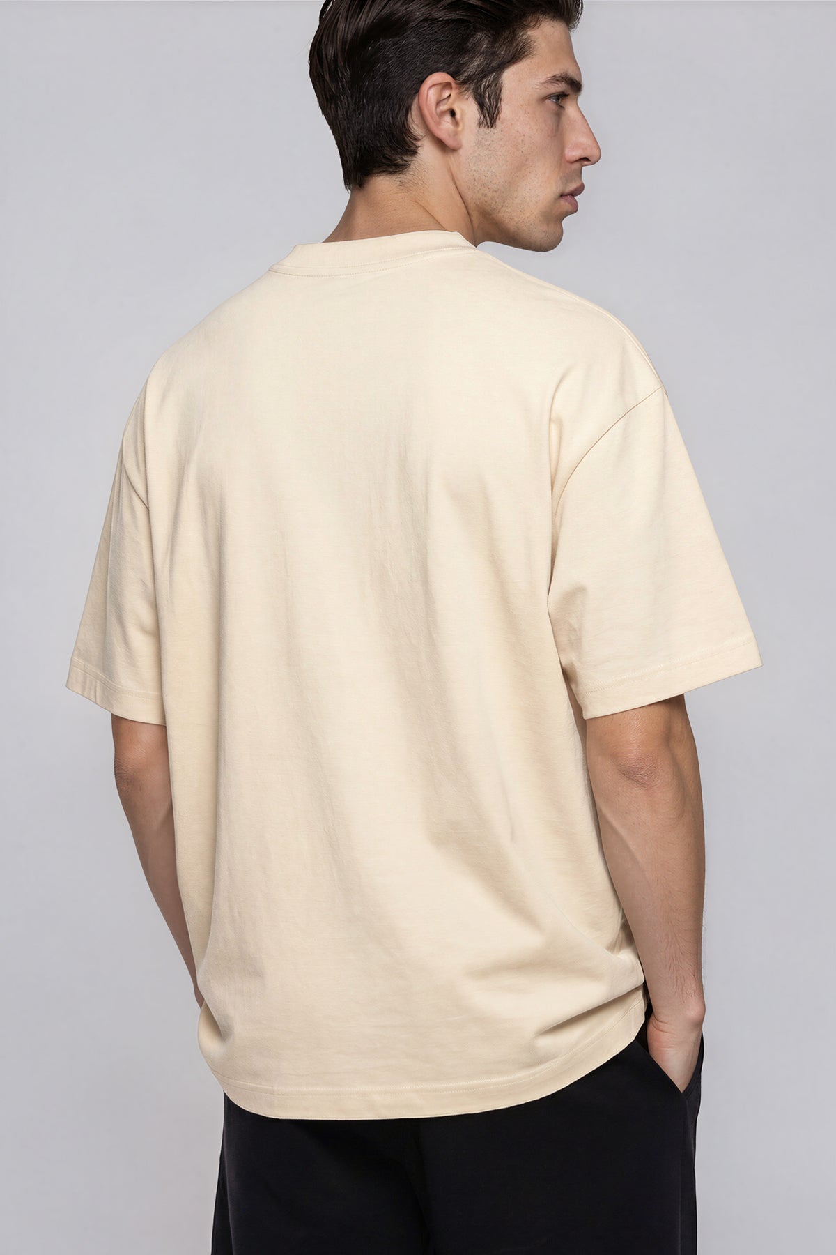 100% Cotton Oversized T-Shirt - Mild Apricot