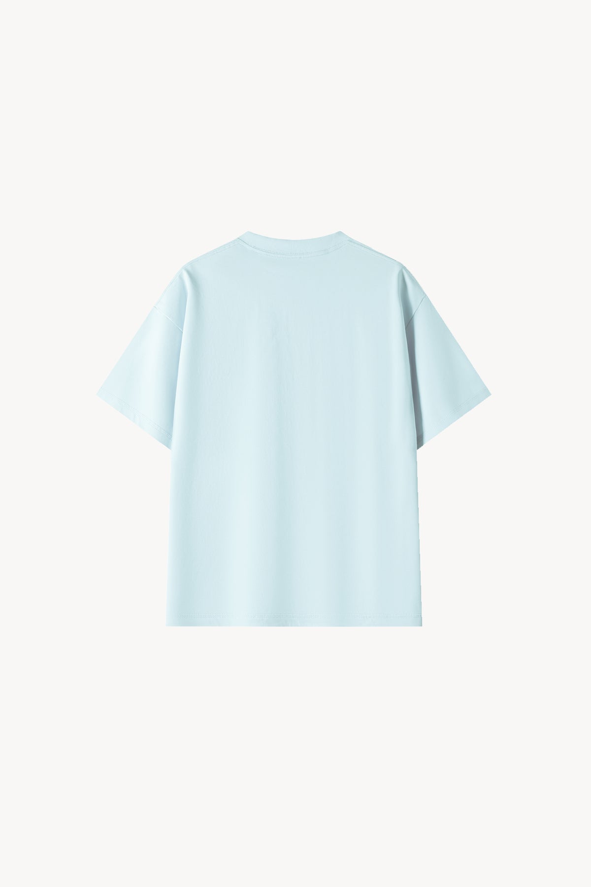 100% Cotton Oversized T-Shirt - Sky Blue