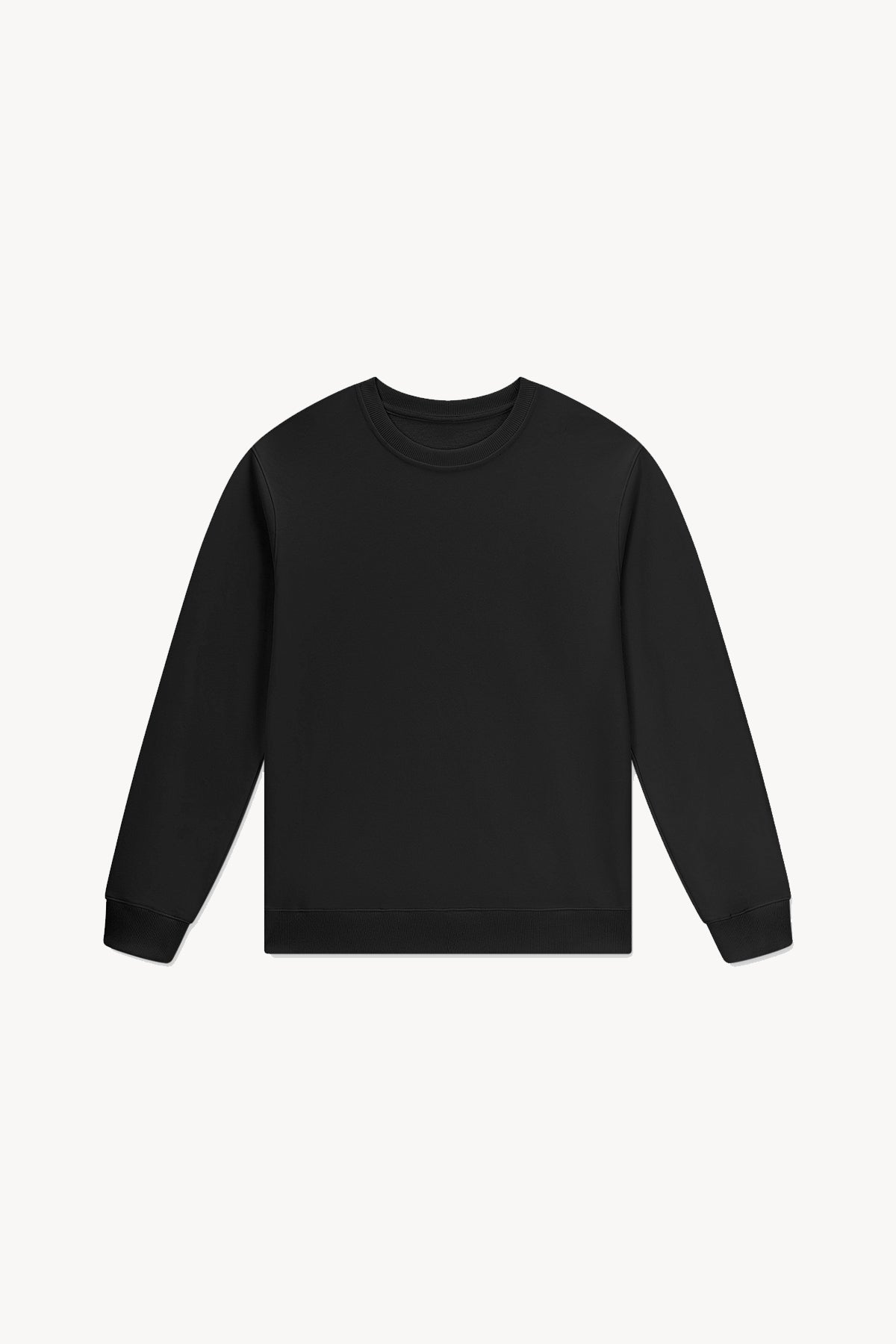 100% Cotton Pullover - Black
