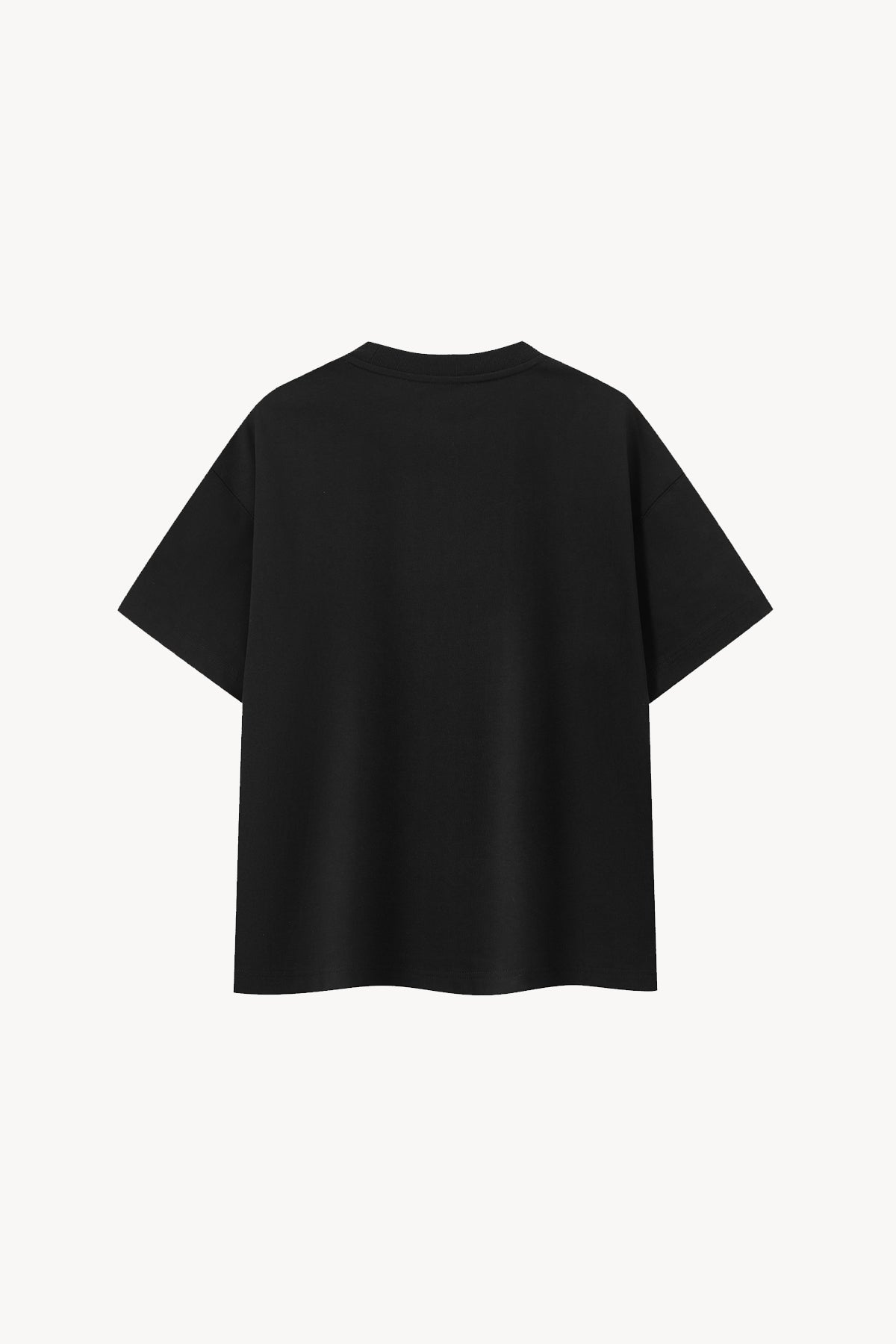 Boxy Oversized T-Shirt - Black