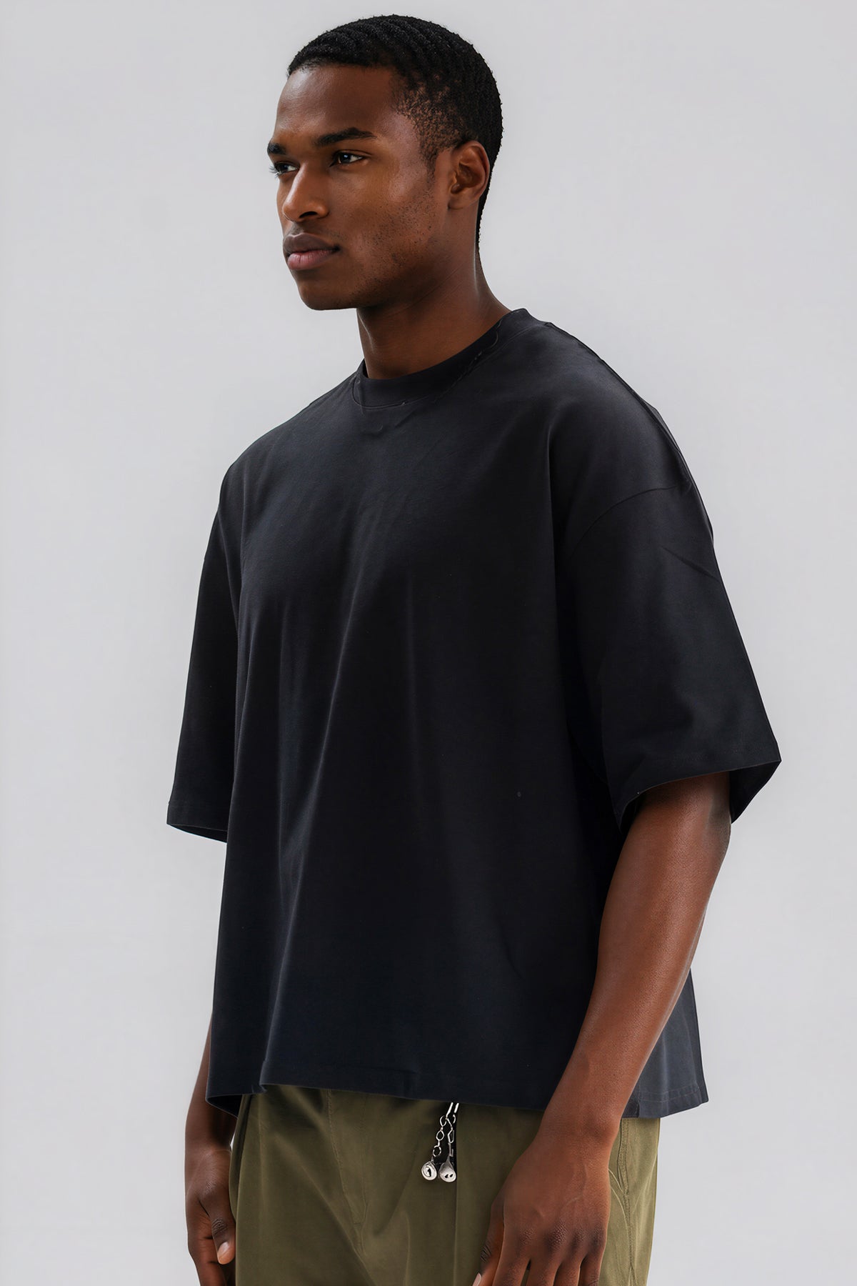 Classic Loose Boxy Tee - Black