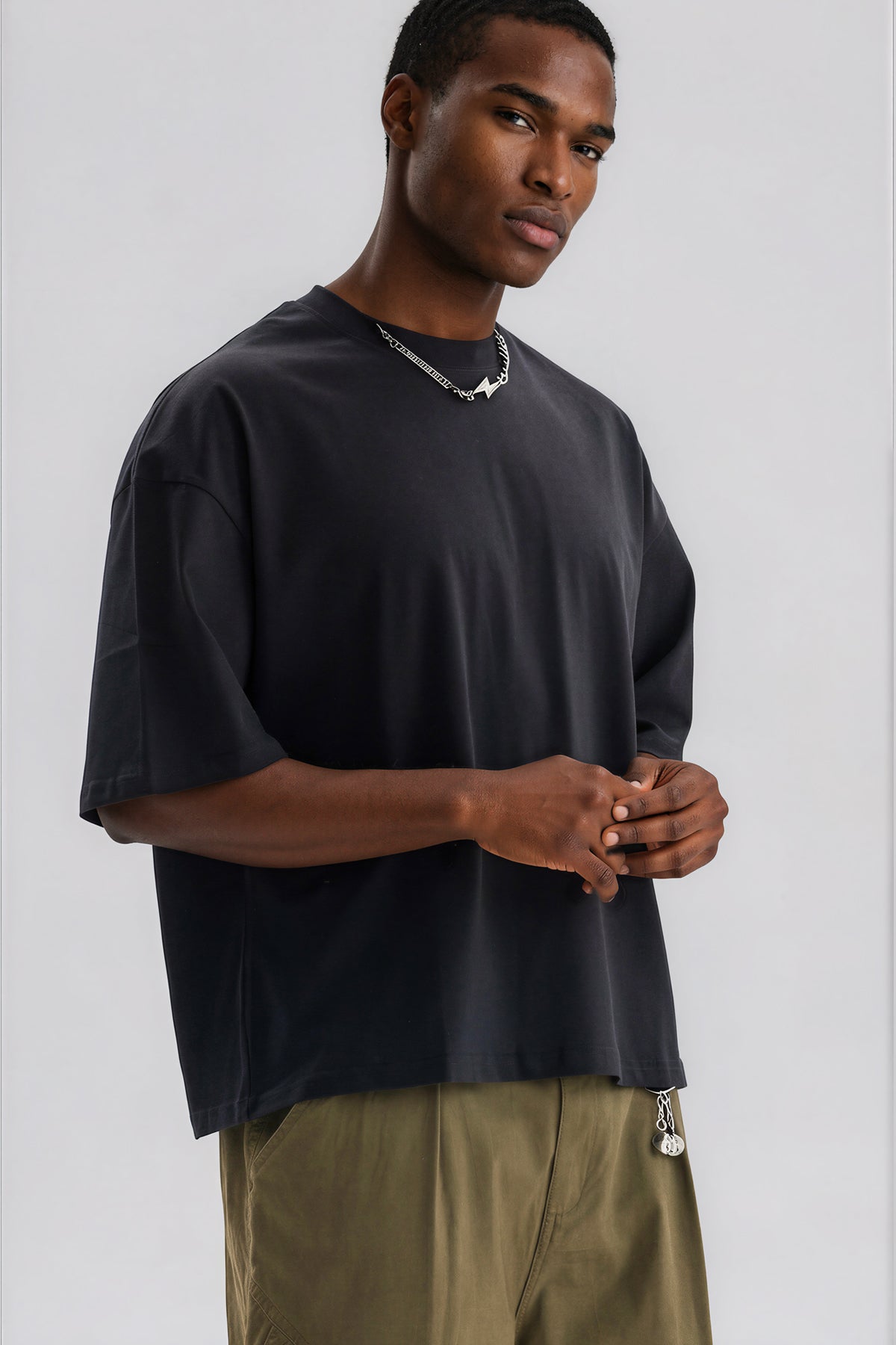 Classic Loose Boxy Tee - Black