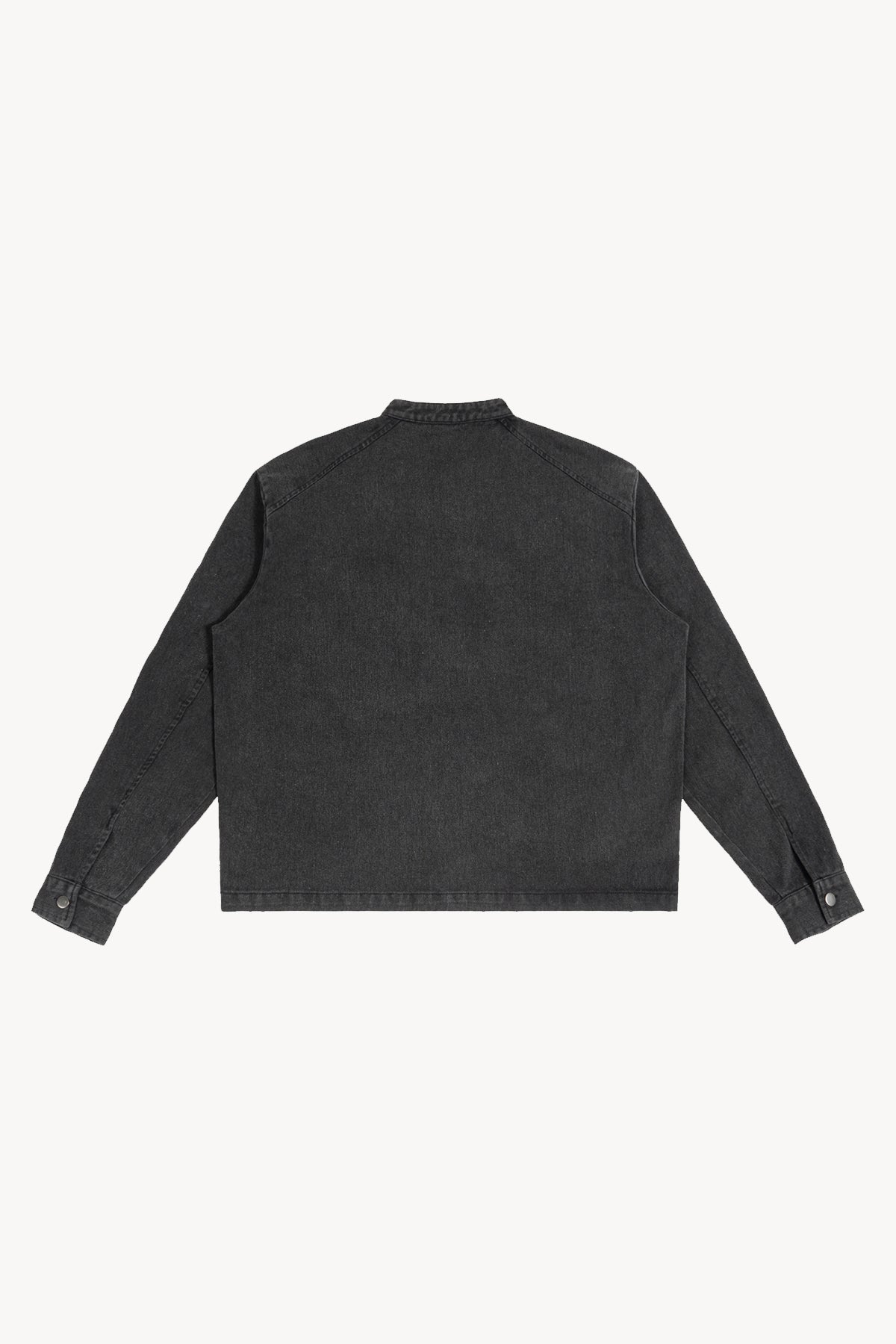 Denim Vintage Washed Jacket - Black