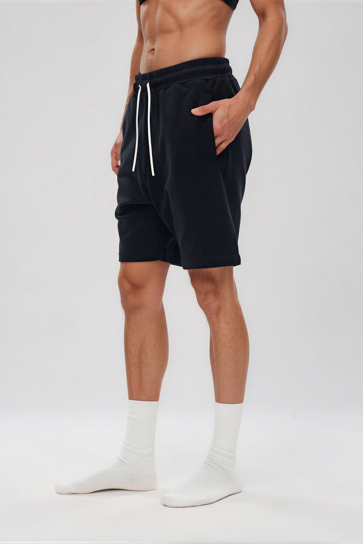Essential Cotton Shorts - Black