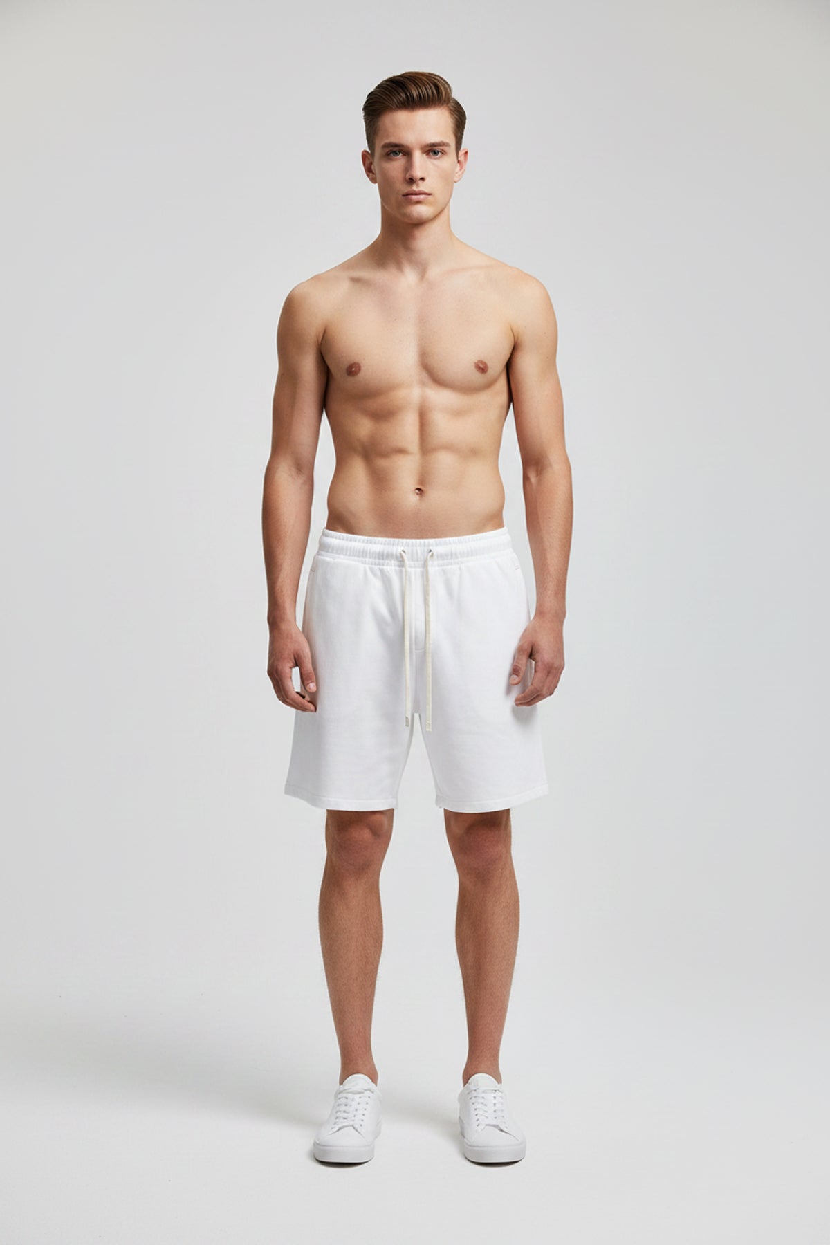 Essential Cotton Shorts - White