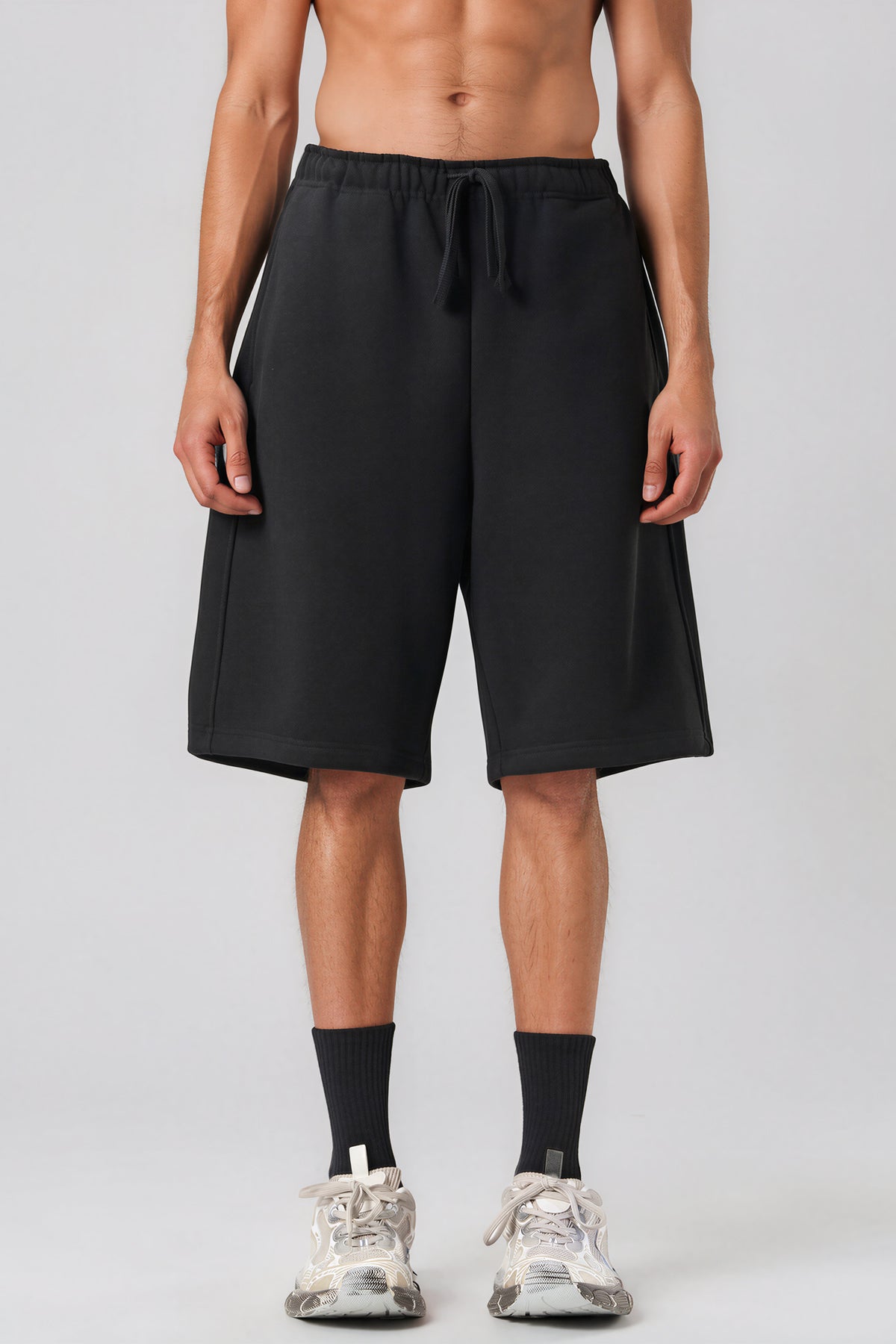 Essential Heavyweight Fleece Shorts - Black