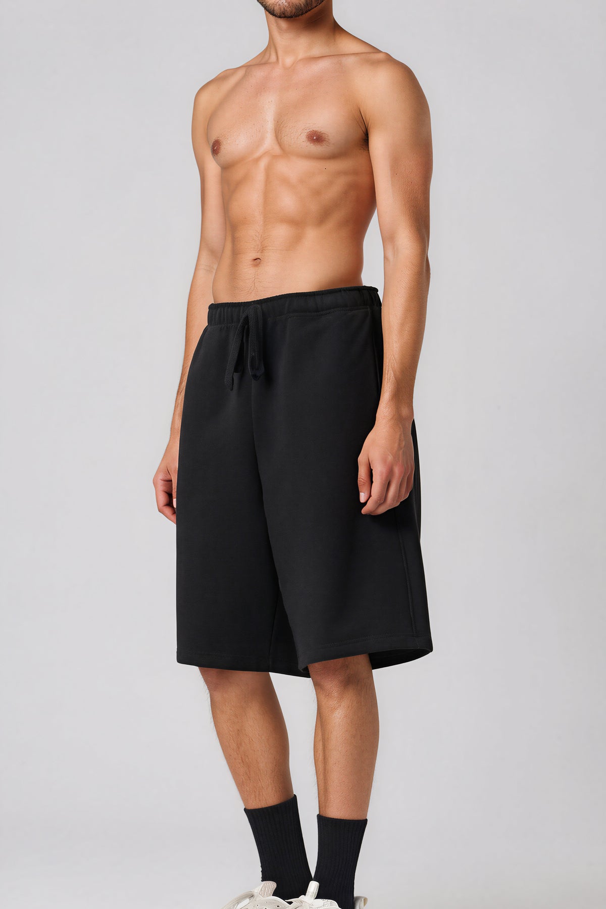 Essential Heavyweight Fleece Shorts - Black