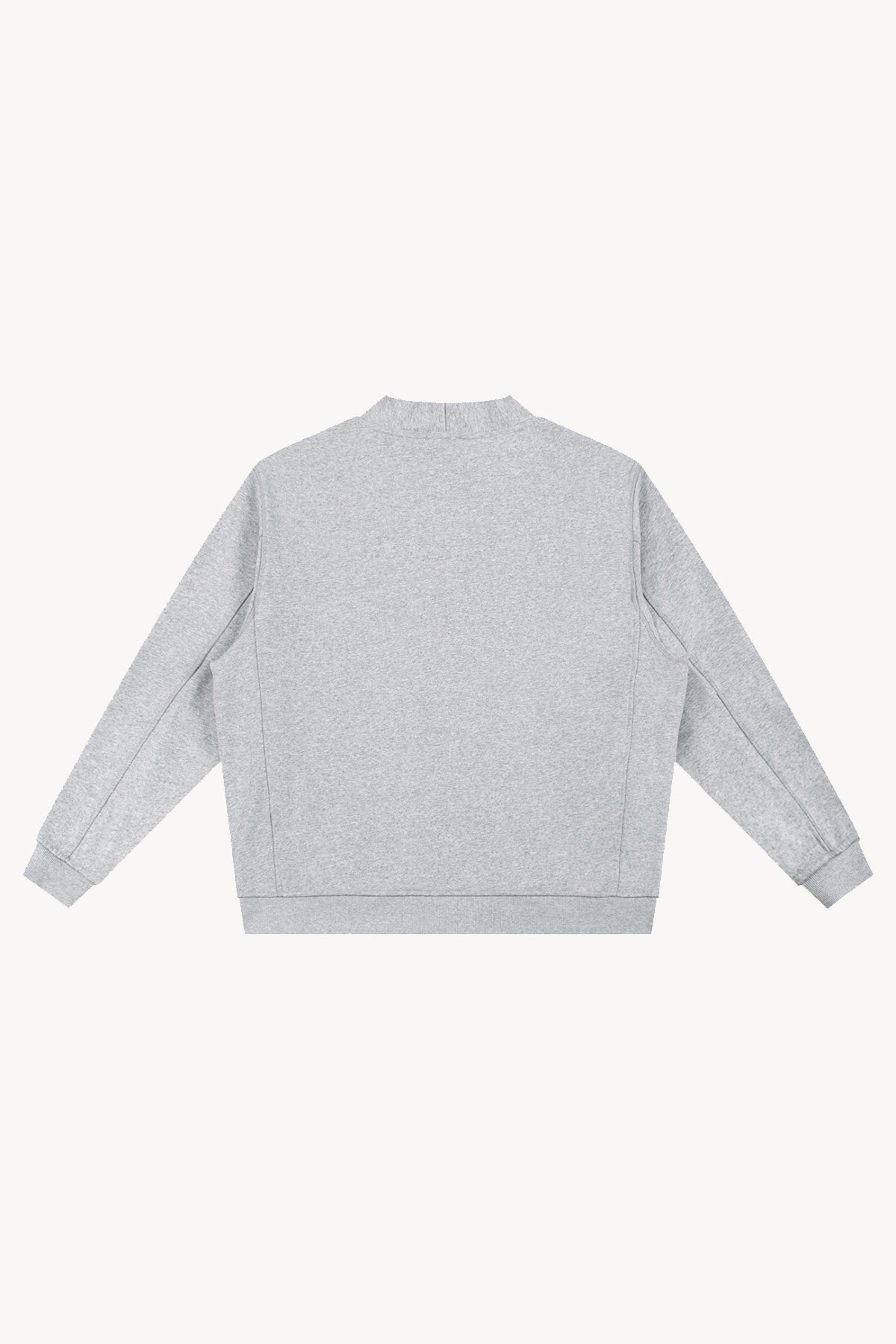 Essential Heavyweight Sweat Cardigan - Flower Gray
