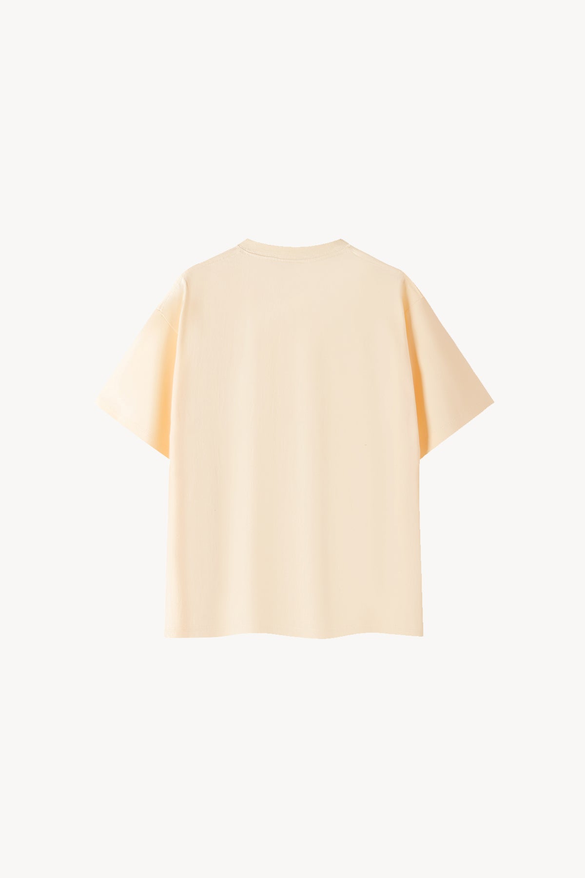 Essential Oversized Cotton T-Shirt - Apricot