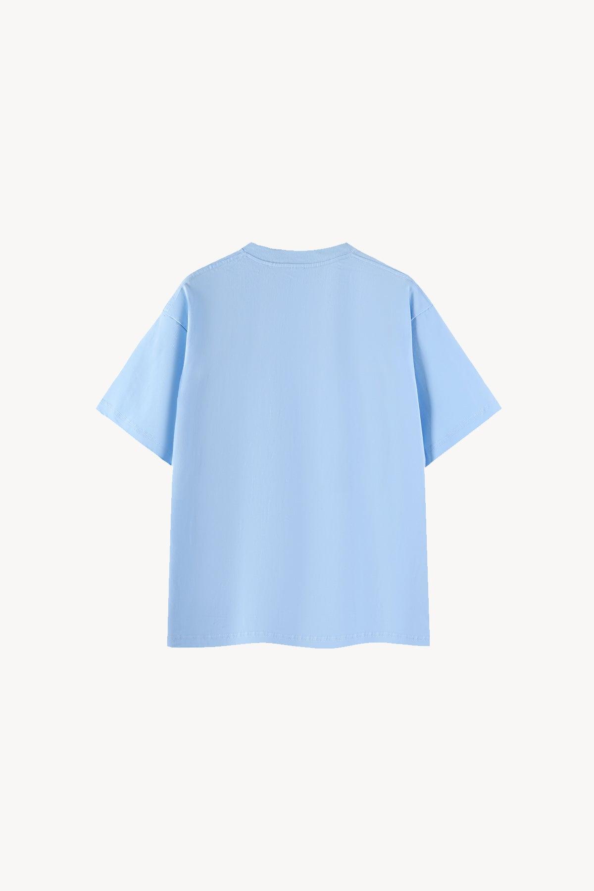 Essential Oversized Cotton T-Shirt - Blue