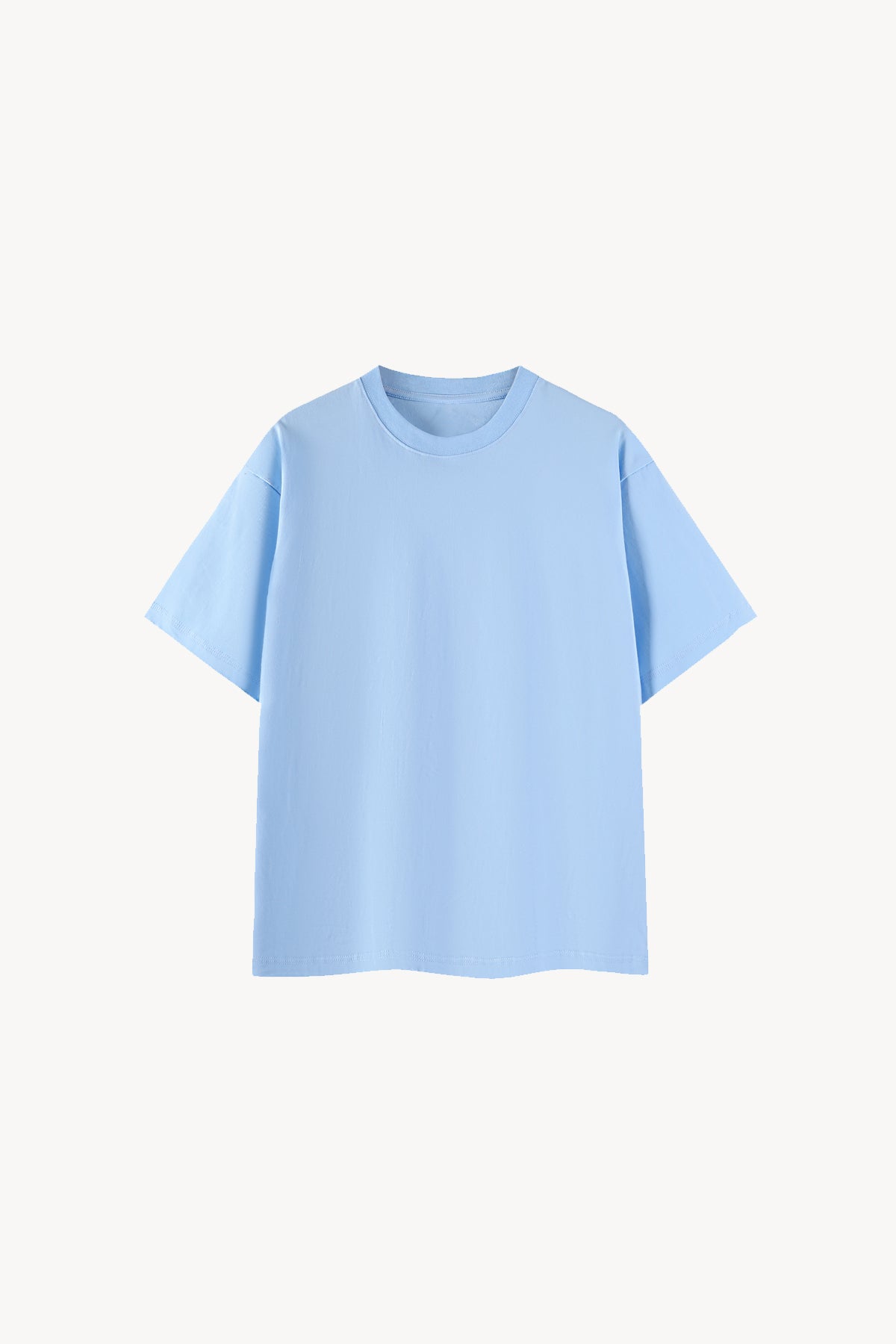 Essential Oversized Cotton T-Shirt - Blue
