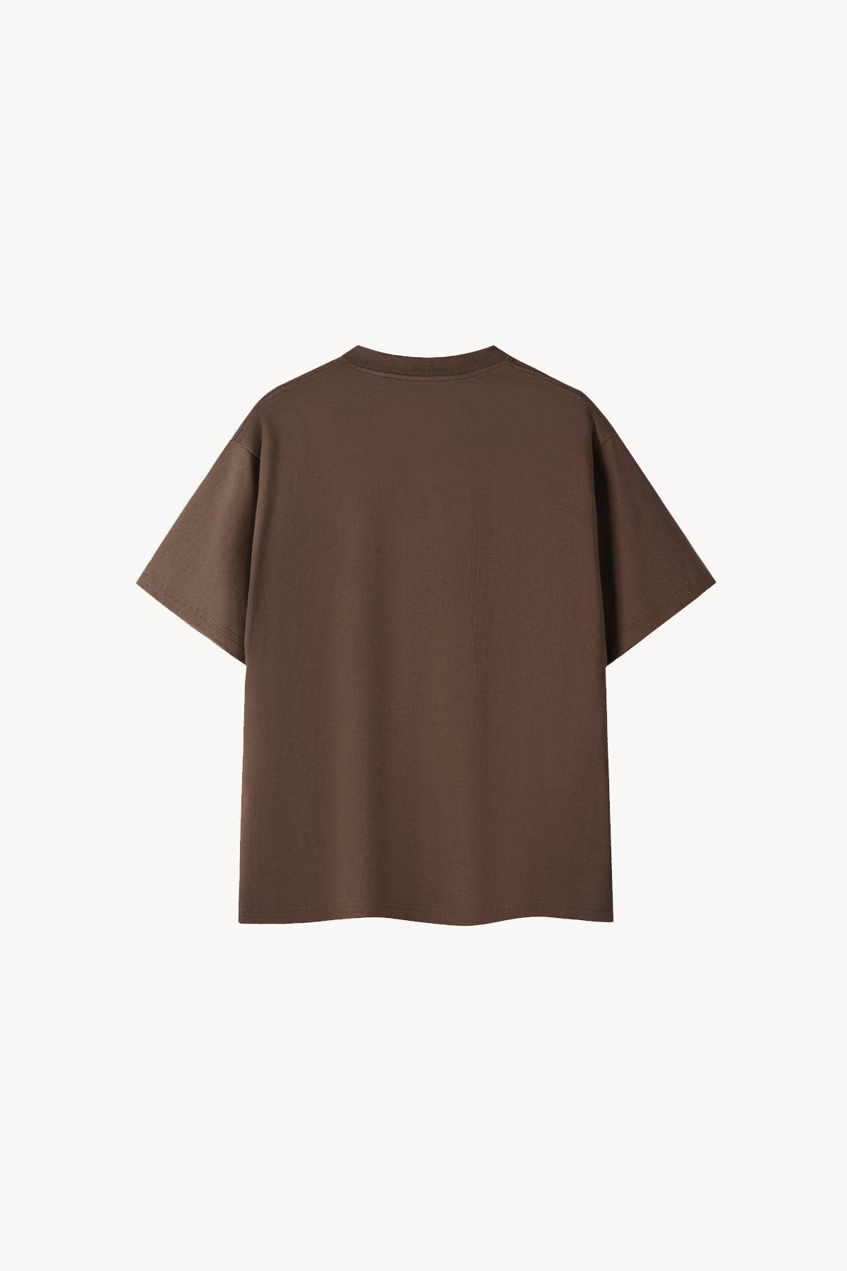 Essential Oversized Cotton T-Shirt - Coffee
