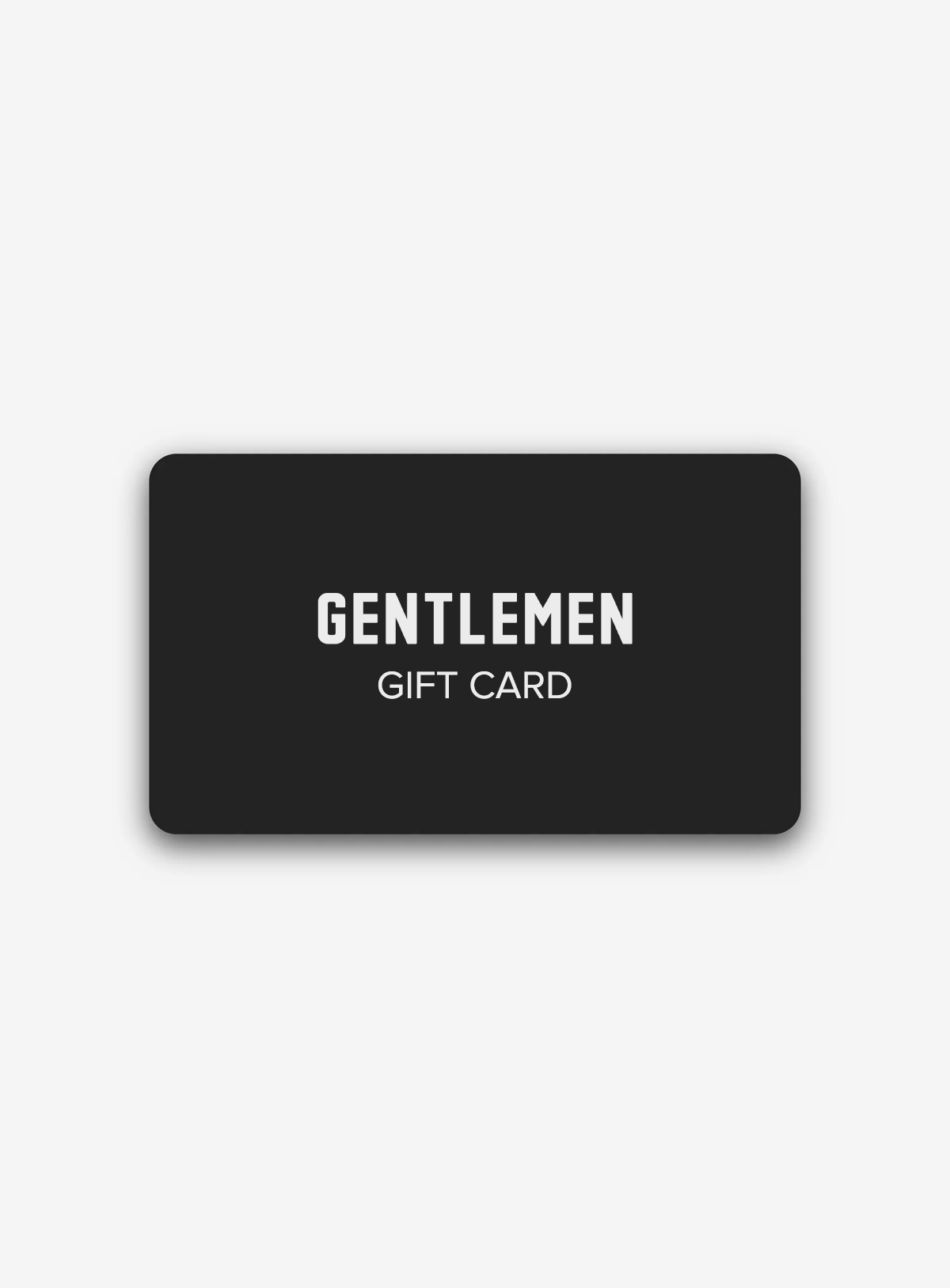 Gentlemen Gift Card