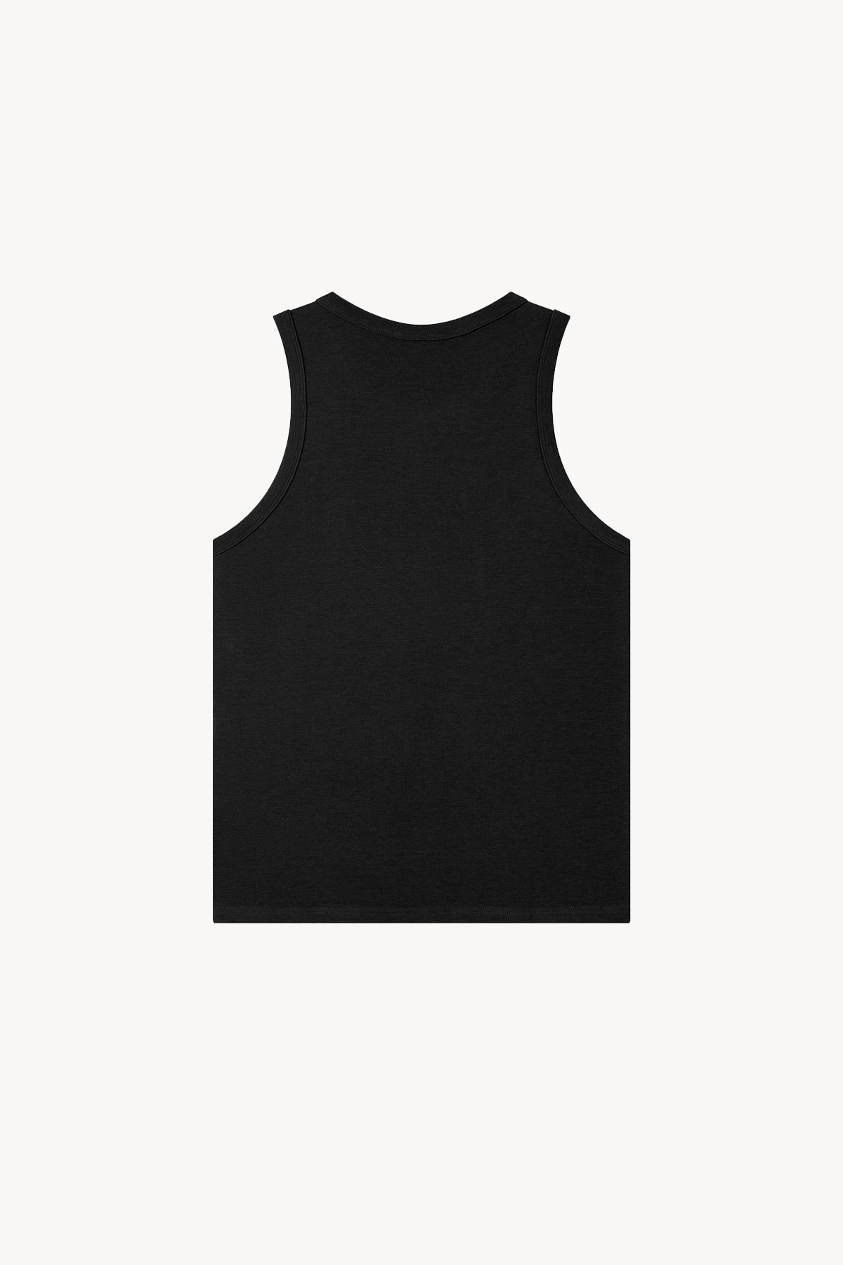 Heavyweight Ribbed Tank Top - Black