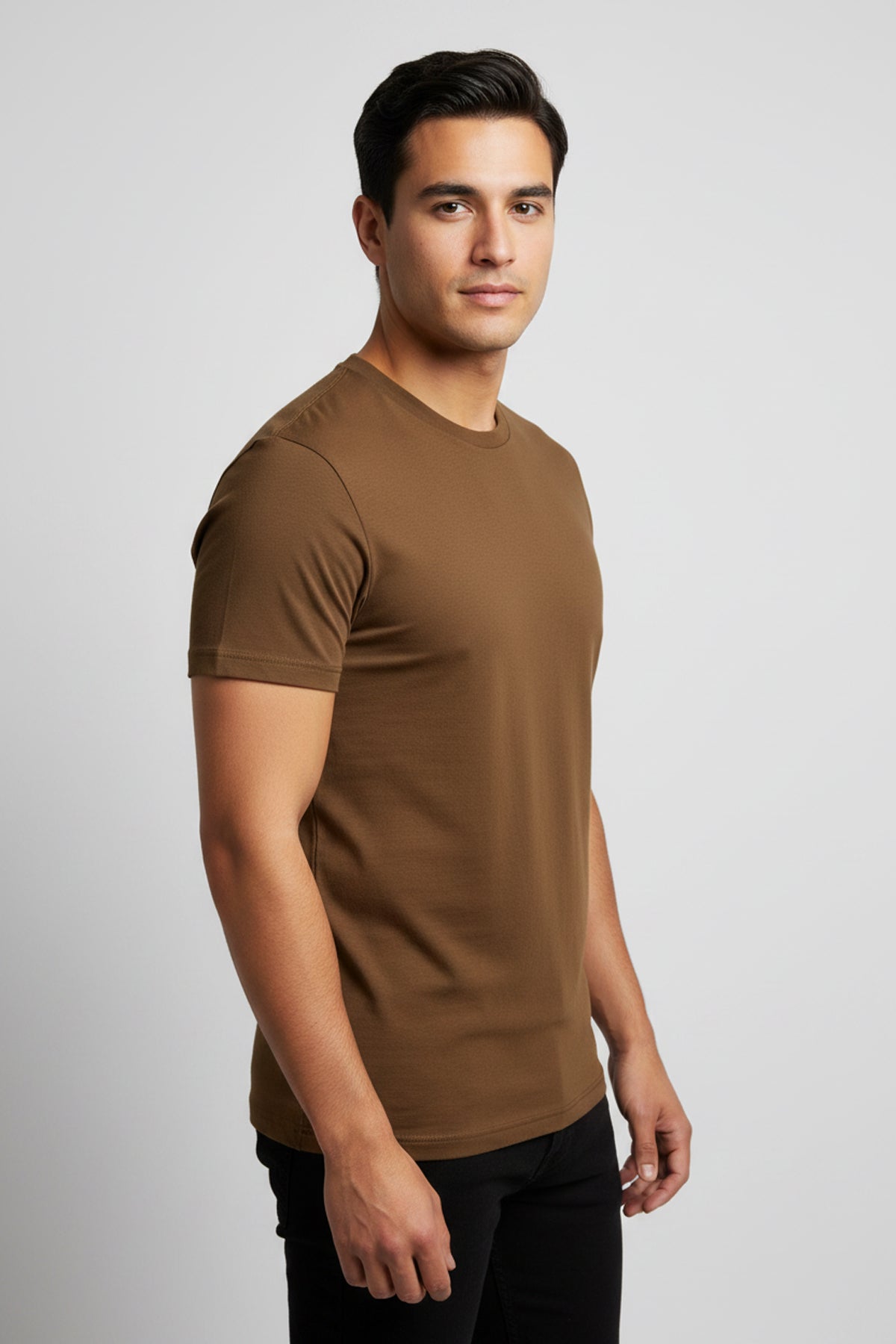 Heavyweight Slim Fit T-Shirt - Coffee