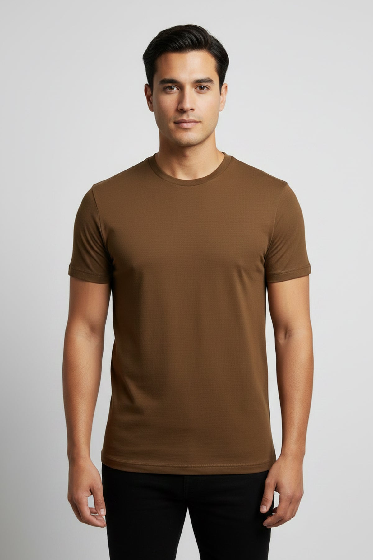 Heavyweight Slim Fit T-Shirt - Coffee