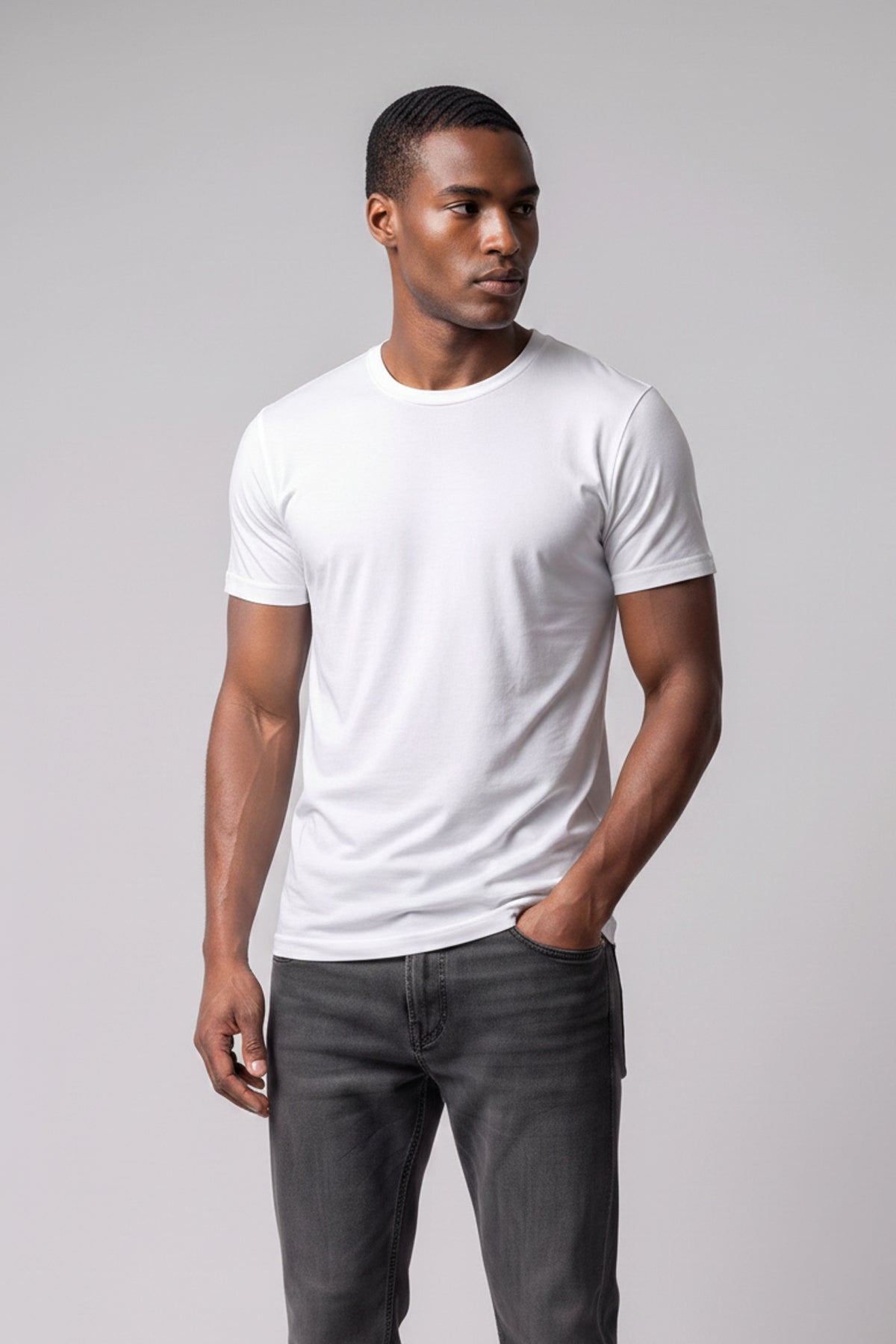 Heavyweight Slim Fit T-Shirt - White