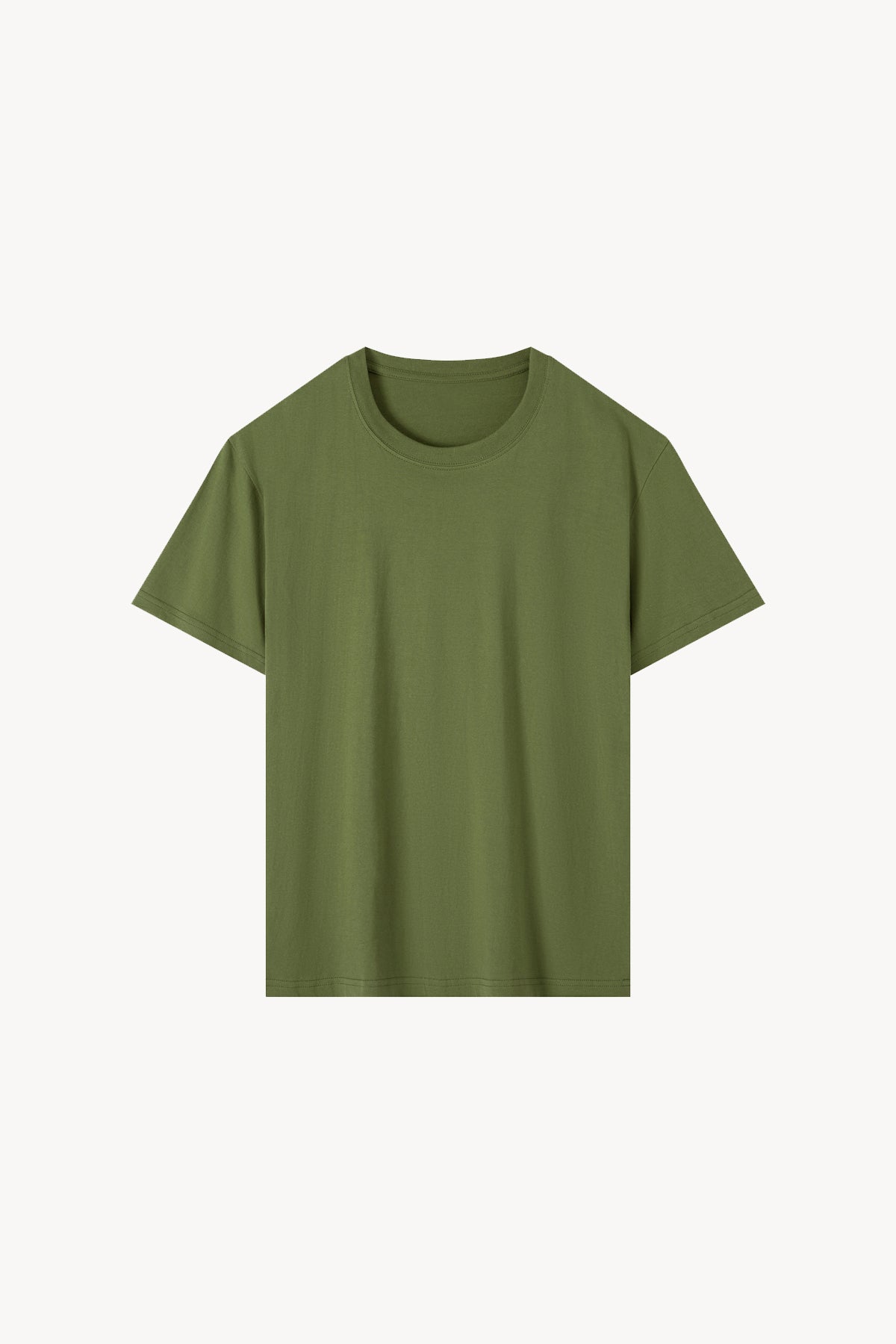Pure Cotton T-Shirt - Army Green