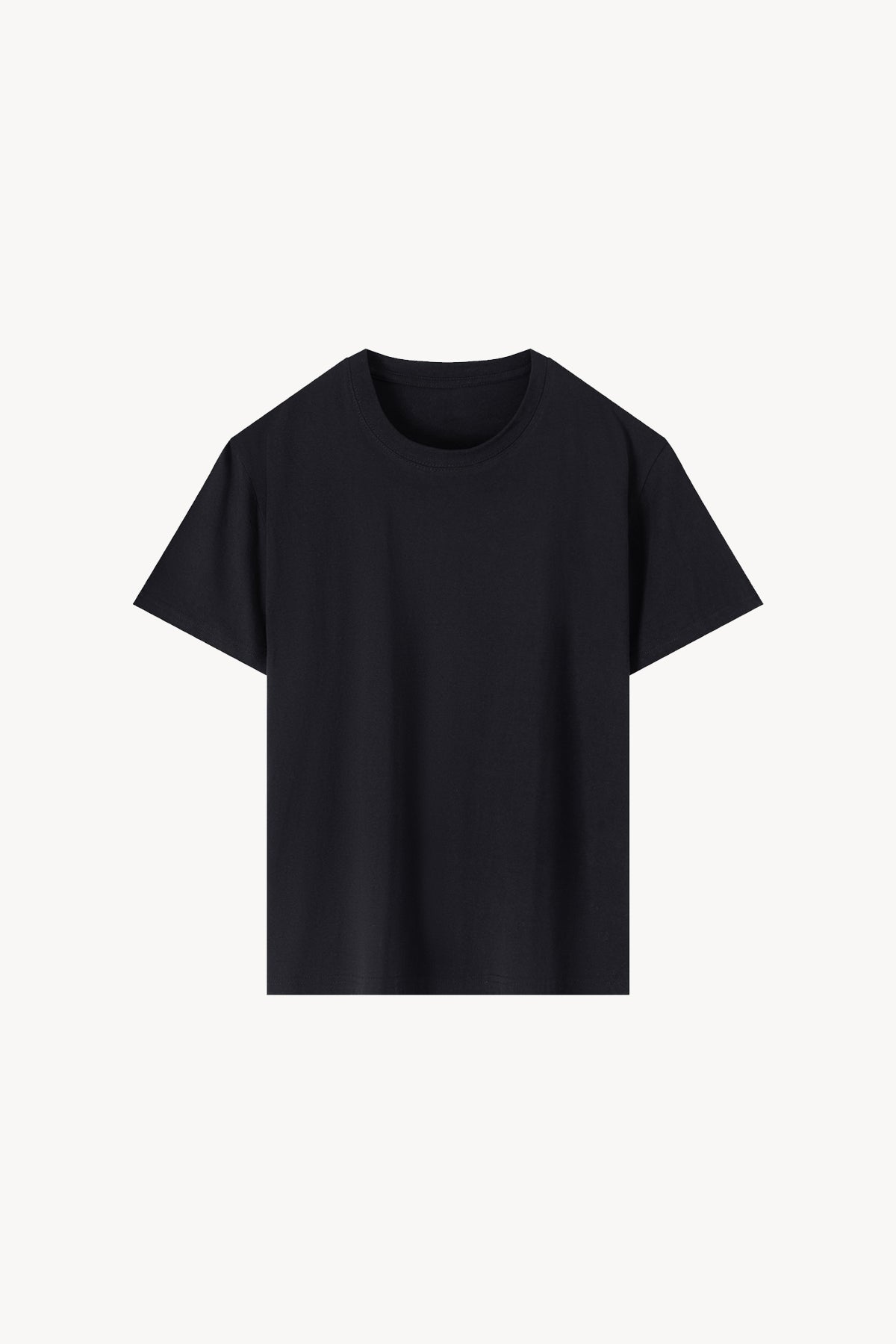 Pure Cotton T-Shirt - Black