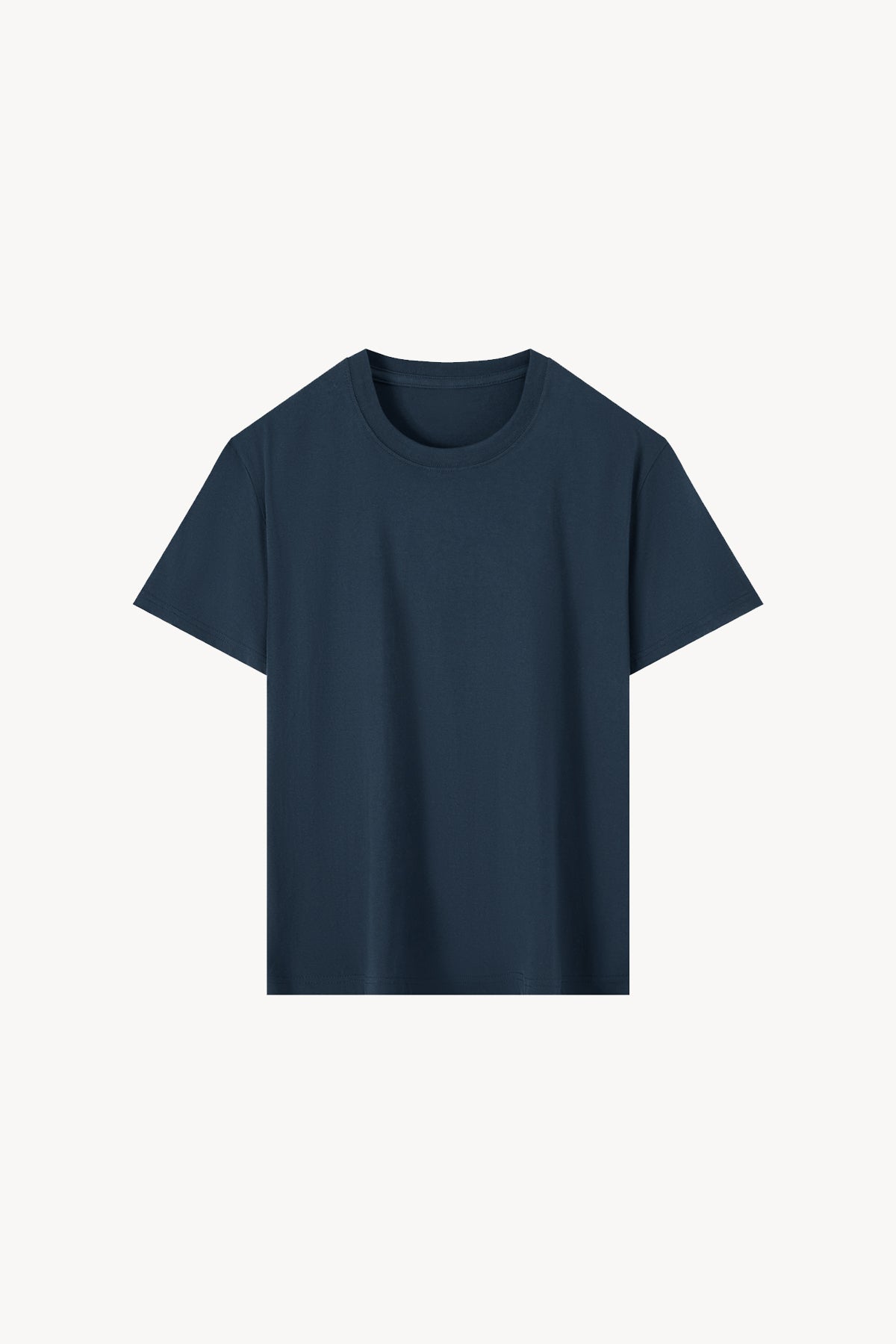 Pure Cotton T-Shirt - Navy Blue