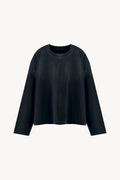 Sunfade Boxy Long Sleeve T-Shirt - Black